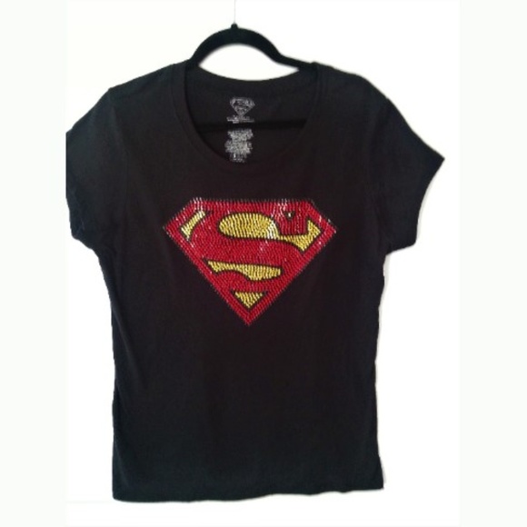 DC Comics Tops - Women's Superman Embellished Tee